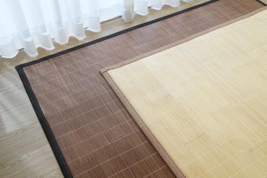 竹ラグ 　フレット natural taste bamboo rug