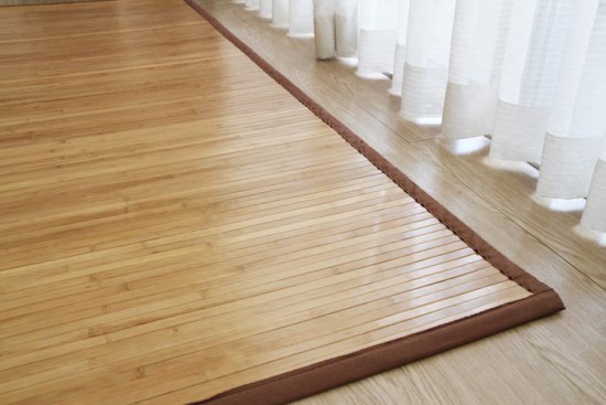 竹ラグ ウッディ natural taste bamboo rug