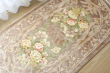 新販売センター - 新品 ウール段通マット 69x122cm - 安い