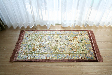 シルク段通玄関マット160段 CJS16-SL19 | ラグマット・玄関マットの