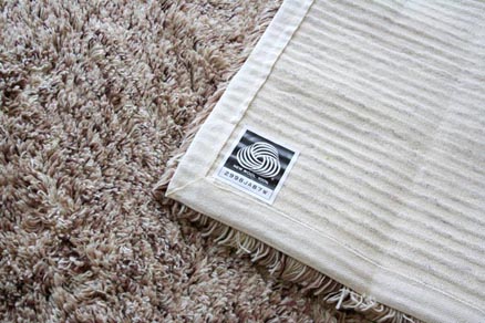 シャギーラグ　マーブル#006　ウール100% wool shaggy rug