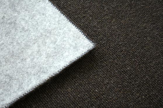 ナチュラルウールループラグ　natural wool　roop rug