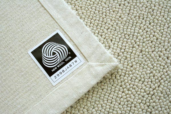 ビッグループ　高級ウールラグ　natural wool rug