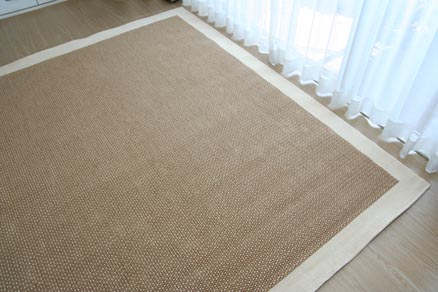 カランバンボーダーラグ GC-2 ジュートメインタイプ 130×180cm