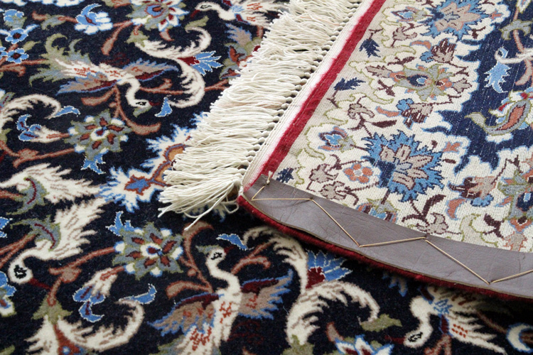 ペルシャ絨毯 クム産 シルク手織り 80×112cm ＃18386 | ラグマット・玄関マットの通販 DoTheSpace【ドゥ・ザ・スペース】