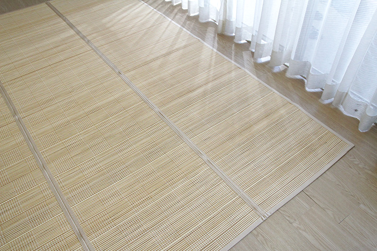 竹ラグ 桂庵　natural taste bamboo rug　ナチュラル