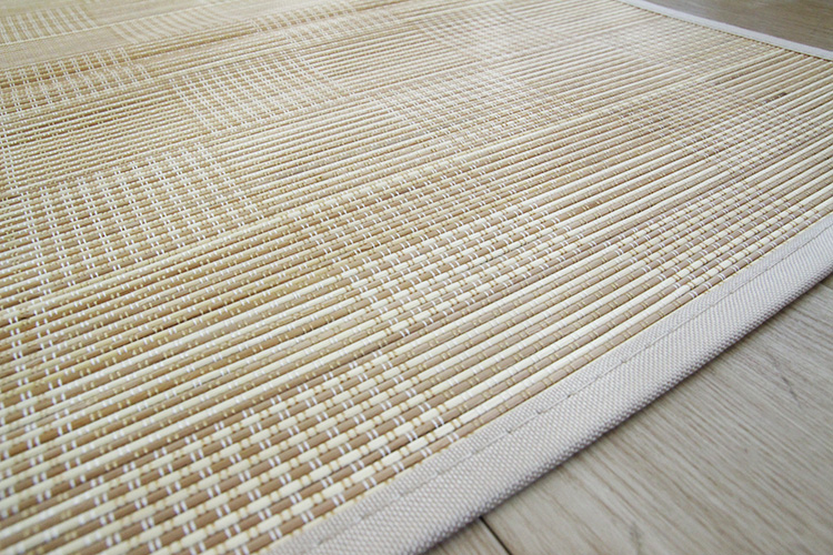 竹ラグ 桂庵　natural taste bamboo rug　ナチュラル