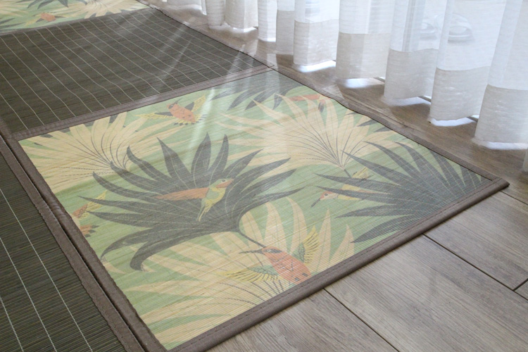 竹ラグ  マダガスカル ajian taste bamboo rug