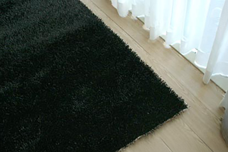 メタリックテイストシャギーラグ Metallic taste shaggy rug