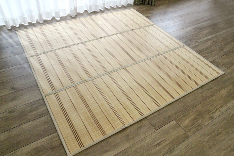 竹ラグ ストリシア　natural taste bamboo rug　ナチュラル