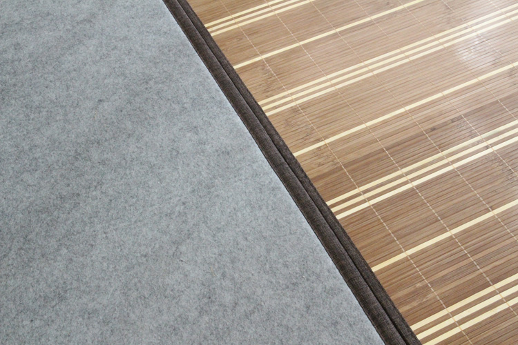 竹ラグ ストリシア　natural taste bamboo rug　ブラウン