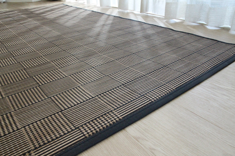 竹ラグ ランサー natural taste bamboo rug　180×180cm