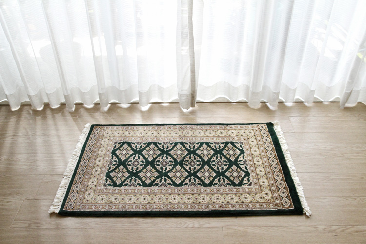 パキスタン緞通玄関マット P69-8455　62×100cm