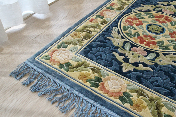 シルク緞通玄関マット 120Line Premium SKP4529 61×91cm ラグマット・玄関マットの通販 DoTheSpace