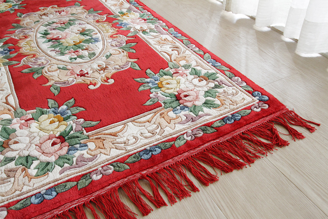 シルク緞通玄関マット 120Line Premium CJT-010