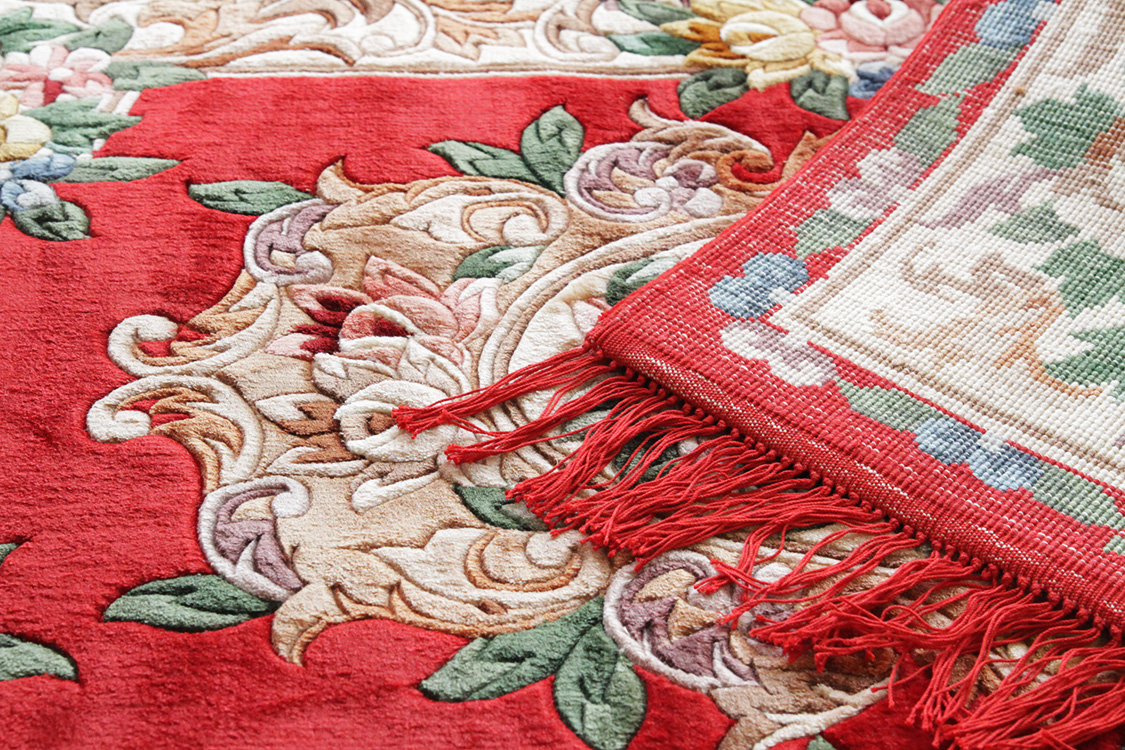 シルク緞通玄関マット 120Line Premium CJT-010