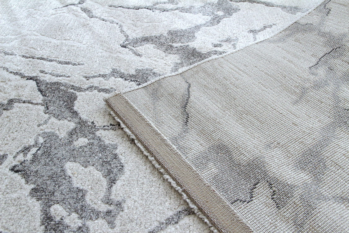 ビアンコ Bianco アートデザインラグ アイボリー