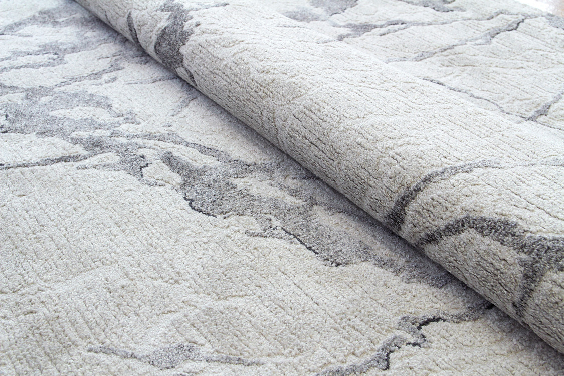 ビアンコ Bianco アートデザインラグ アイボリー