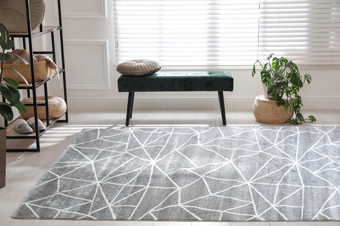 エクレール ÉCLAIR  モダンデザインラグ  グレー