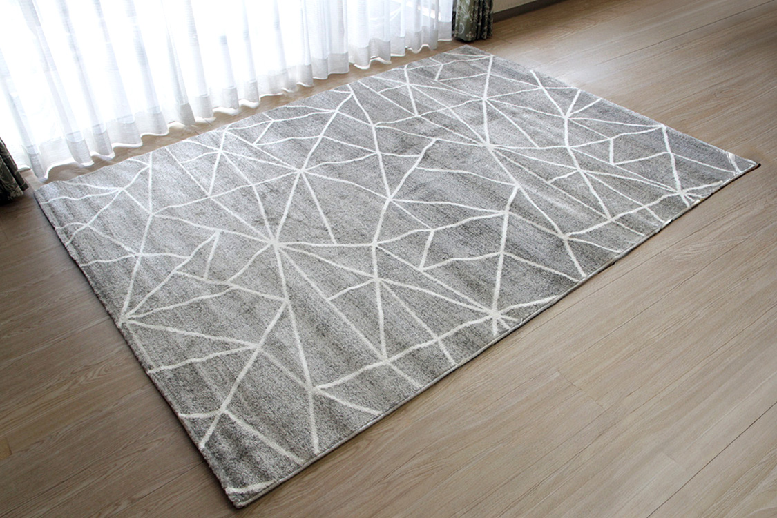 エクレール ÉCLAIR  モダンデザインラグ  グレー