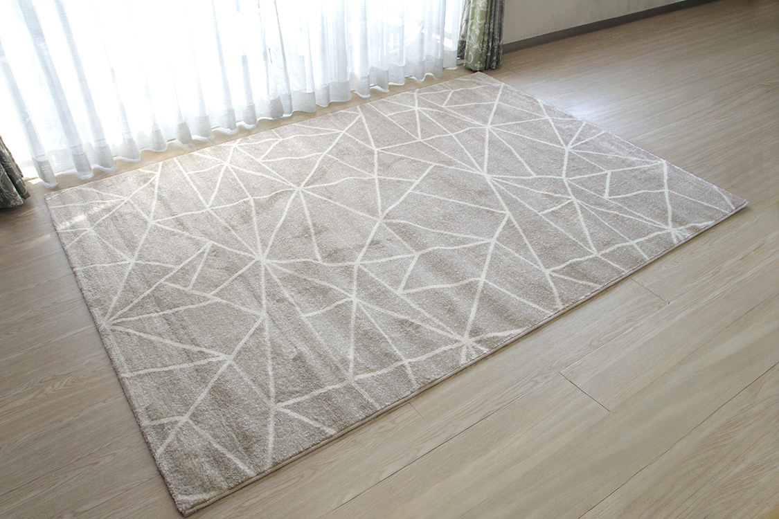 エクレール ÉCLAIR  モダンデザインラグ   ベージュ