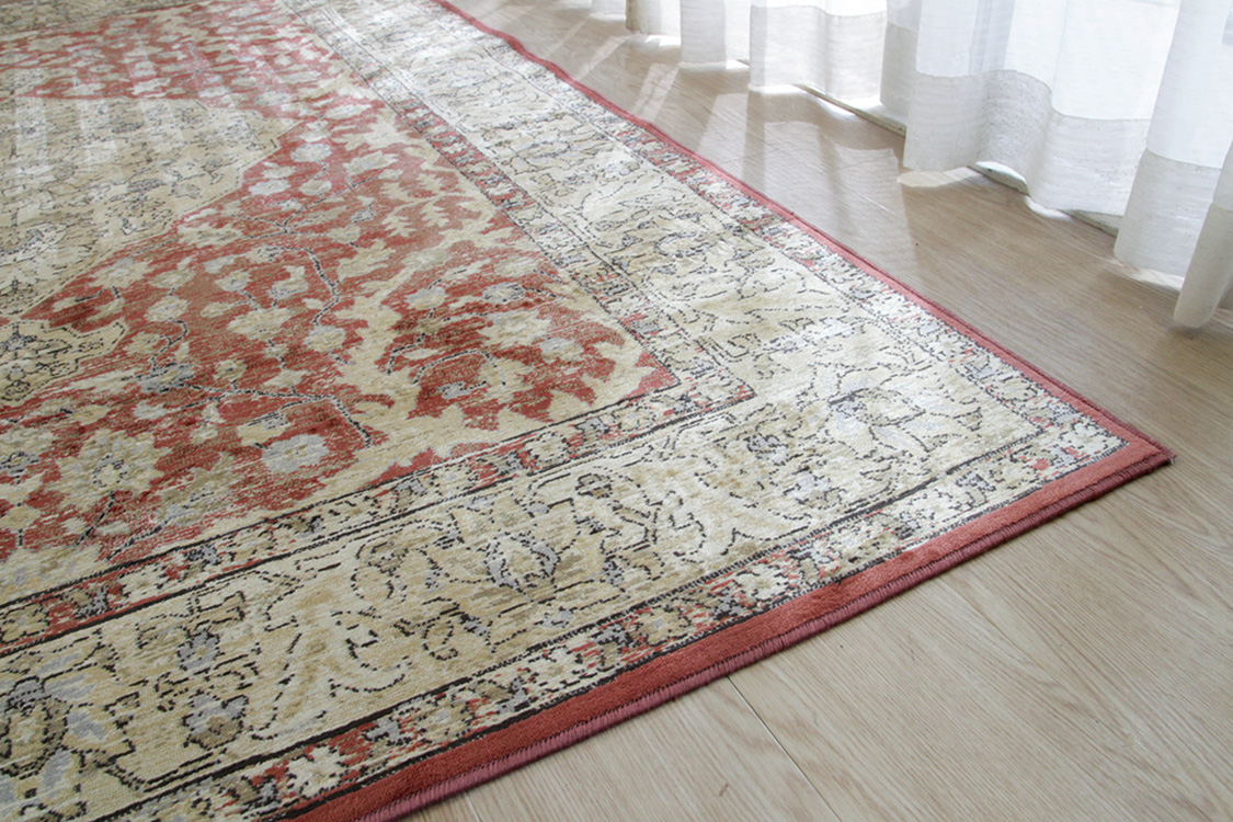 ラスト マシュハド Mashhad ベルギー製 モケット織りラグ ラスト