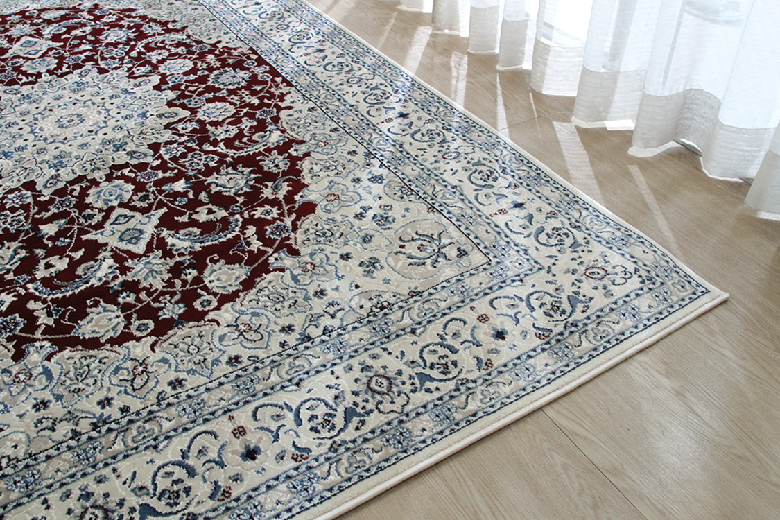 レッド ナインデザイン Nain ペルシャンテイストラグ レッド