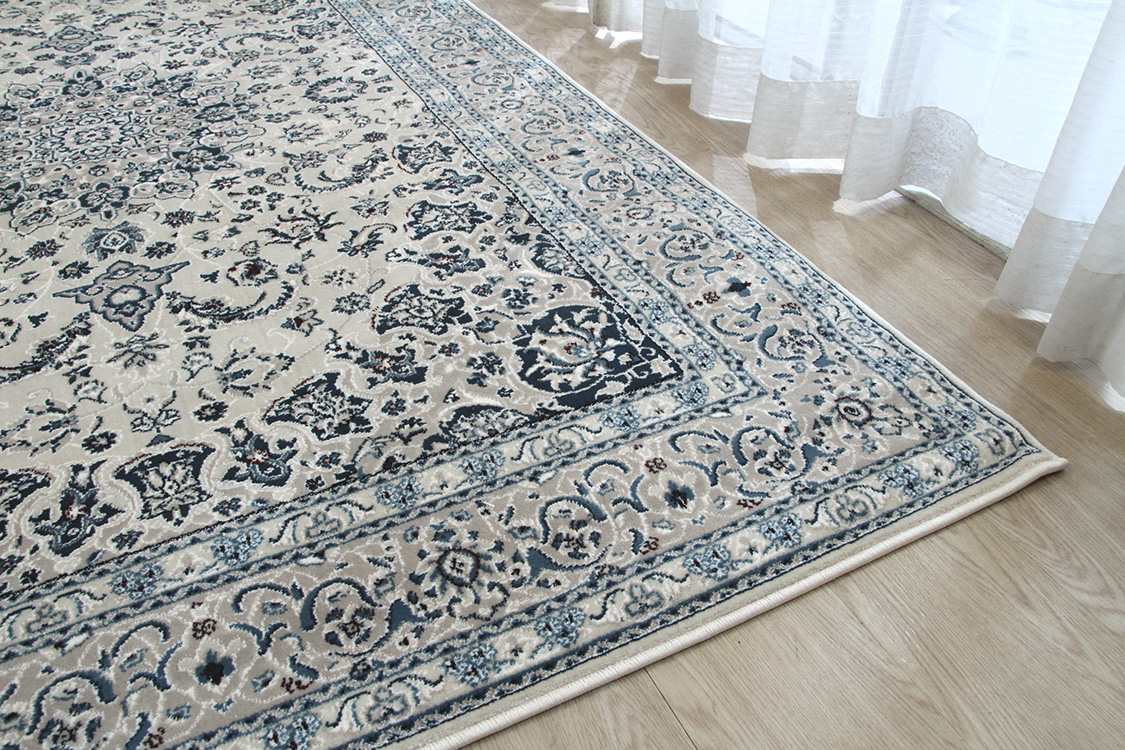 ベージュ ナインデザイン Nain ペルシャンテイストラグ ベージュ